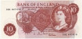 Bank Of England 10 Shilling Notes Portrait 10 Shillings, from 1963
